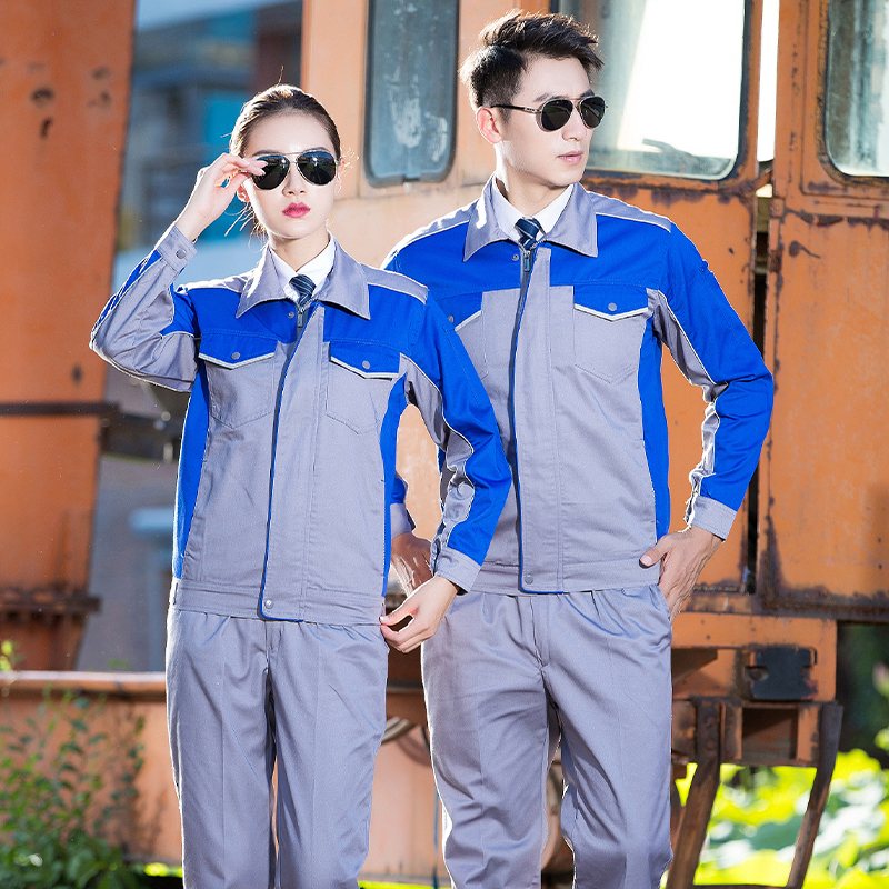 拼色长袖工装套装(图6)