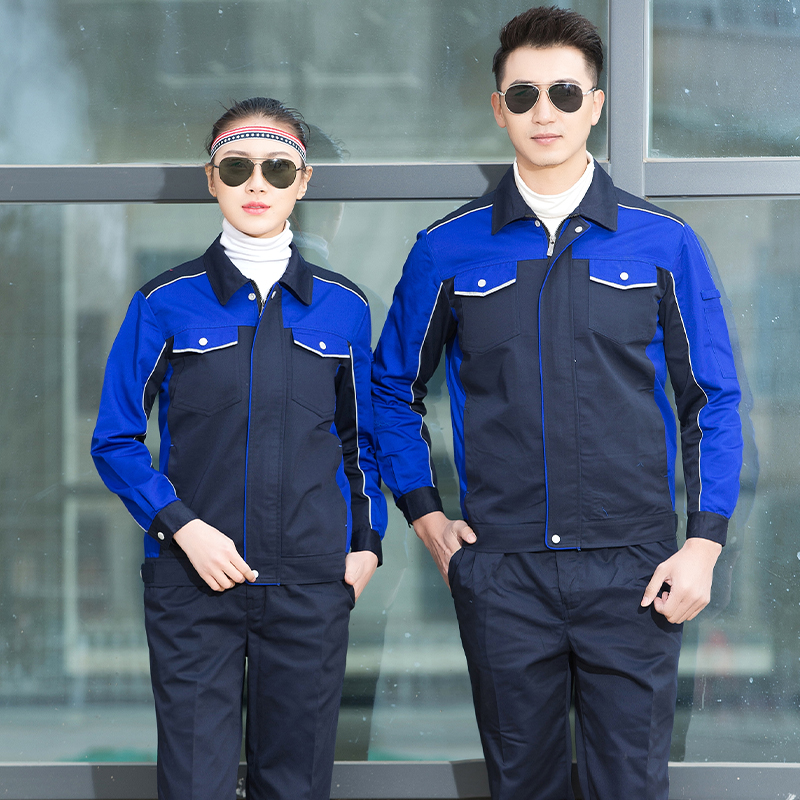 拼色长袖工装套装(图4)