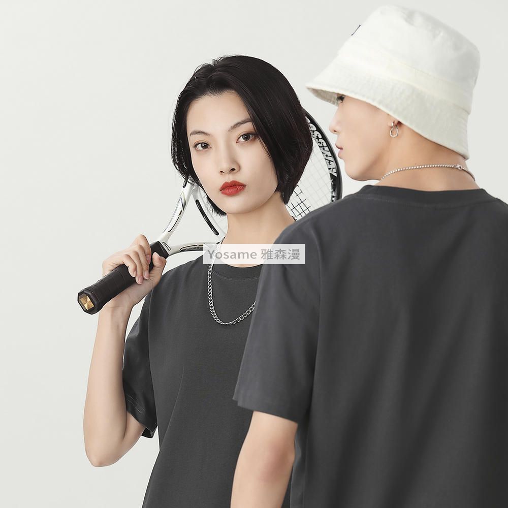 重磅落肩T恤(图2)