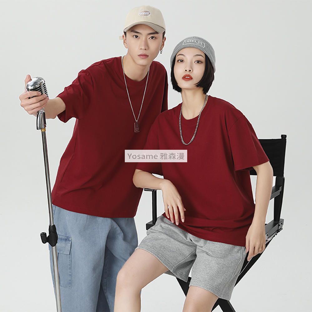 直筒圆领T恤(图4)