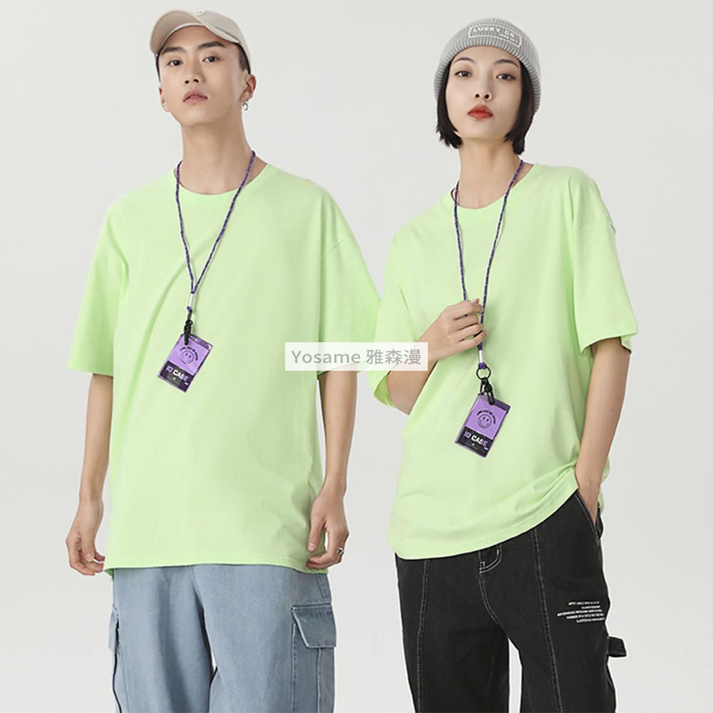 落肩圆领T恤(图4)