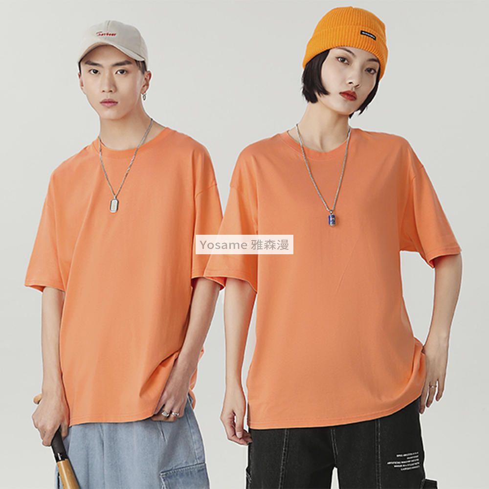 落肩圆领T恤(图10)