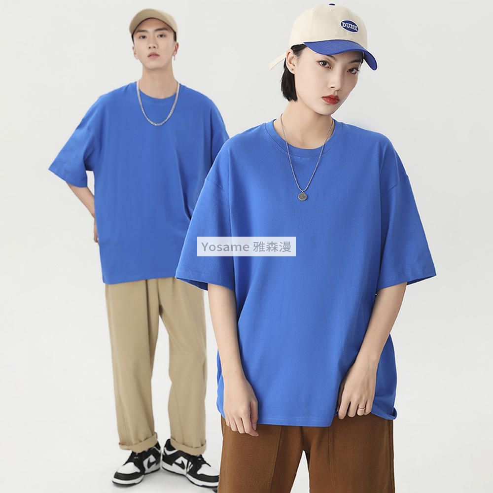 落肩圆领T恤(图15)