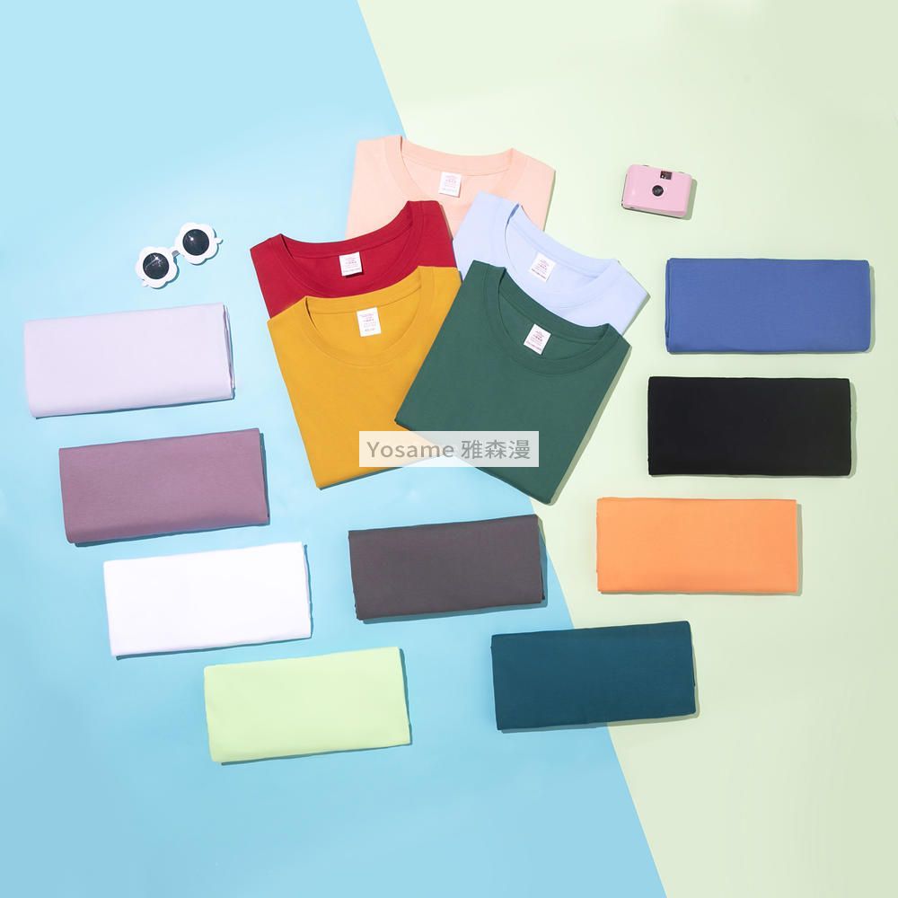 落肩圆领T恤(图25)