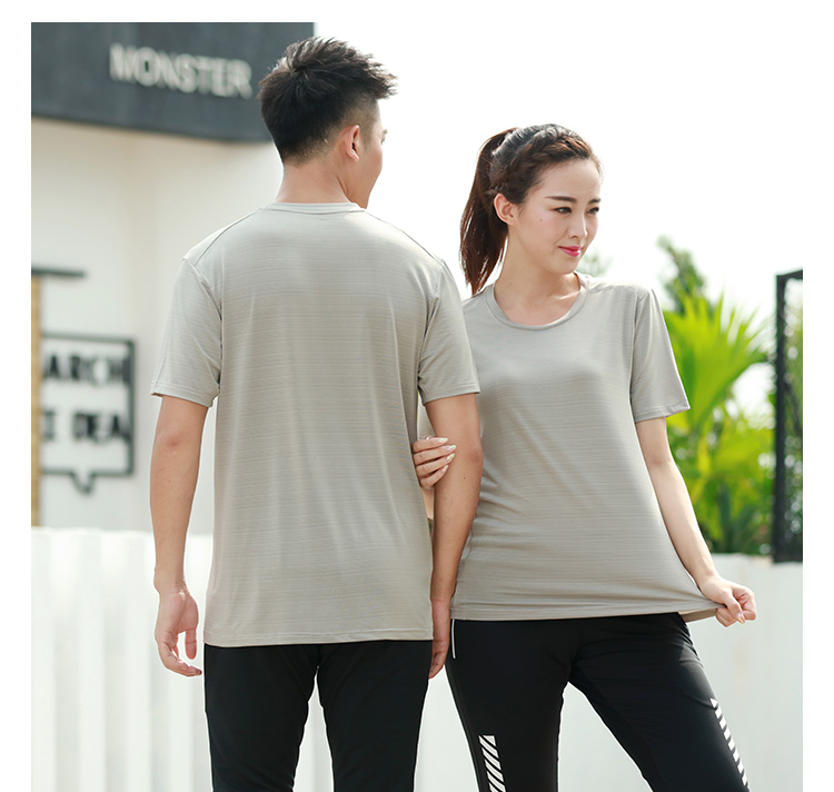 阳离子圆领短袖T恤定制(图6)