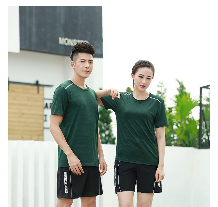 阳离子圆领短袖T恤定制(图4)