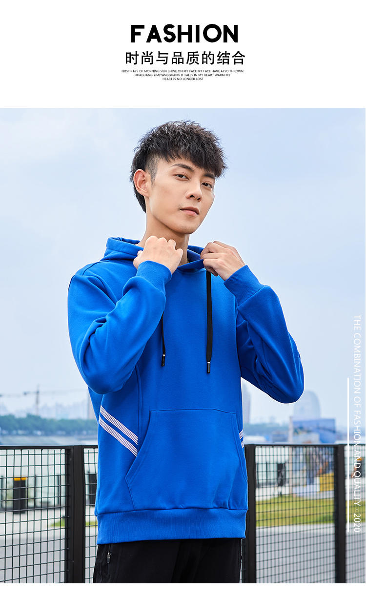 加绒套头男式卫衣(图2)