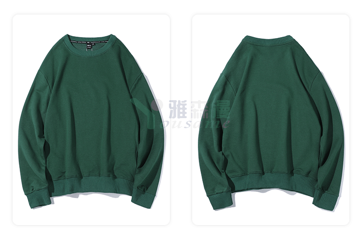 落肩宽松圆领卫衣(图9)