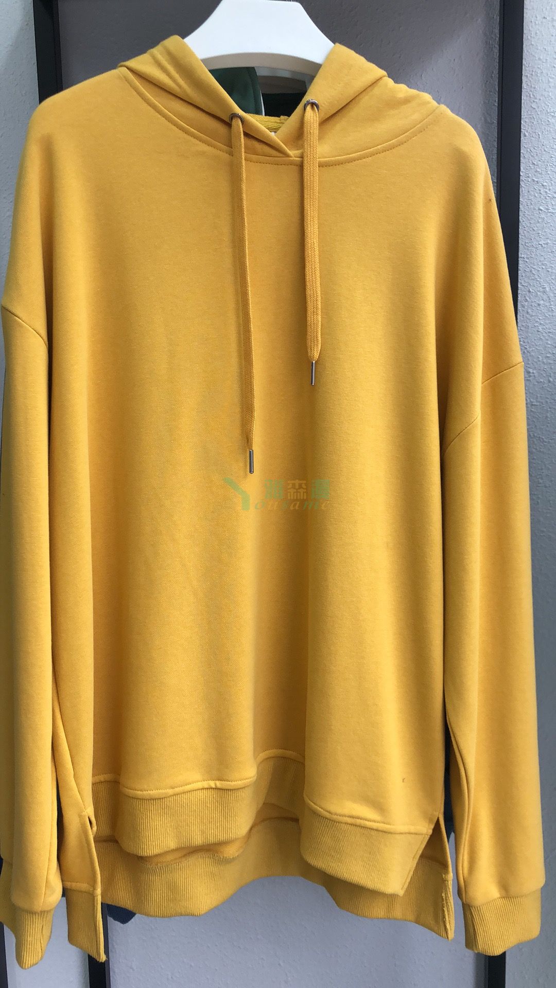 落肩连帽卫衣（无兜）(图6)