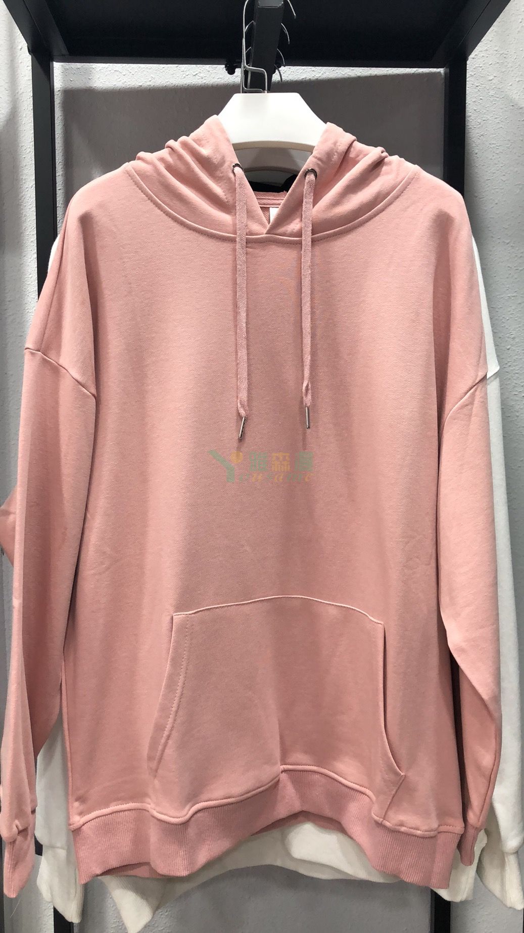 落肩连帽卫衣(带兜)(图6)