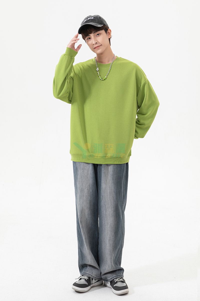 落肩碳素棉卫衣(图13)