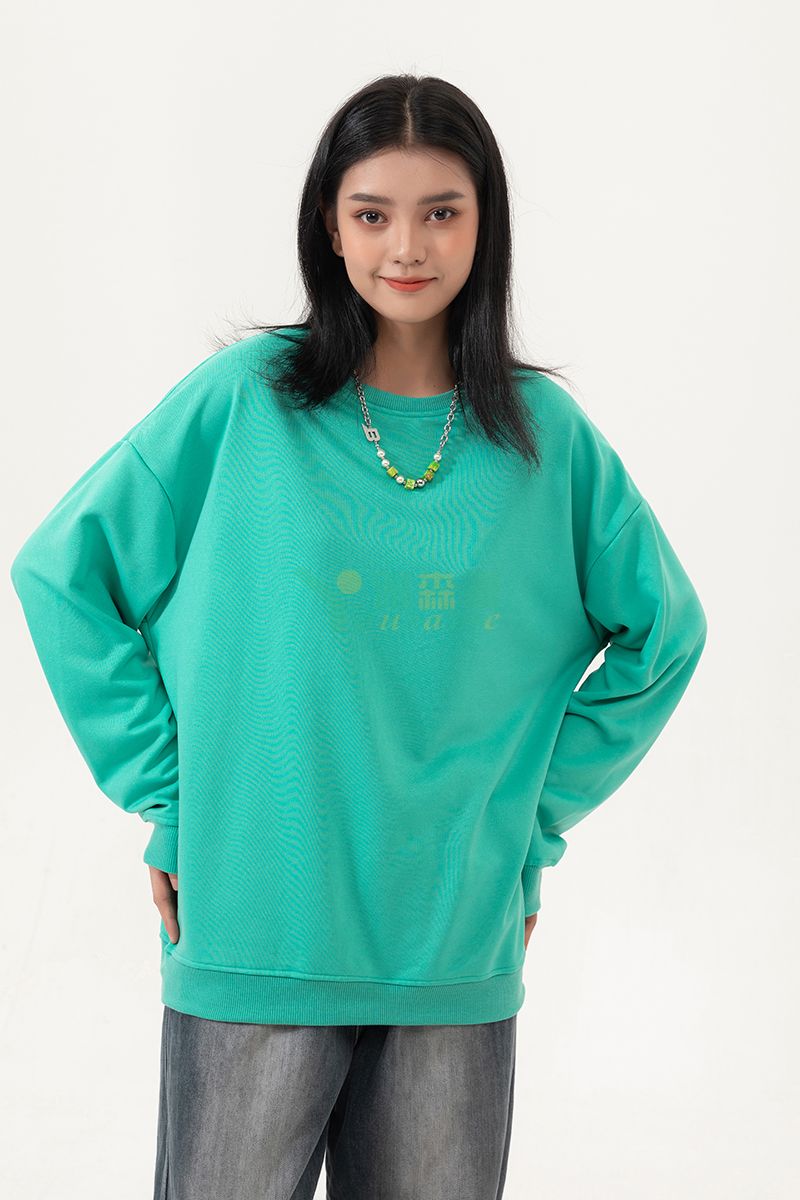 落肩碳素棉卫衣(图17)