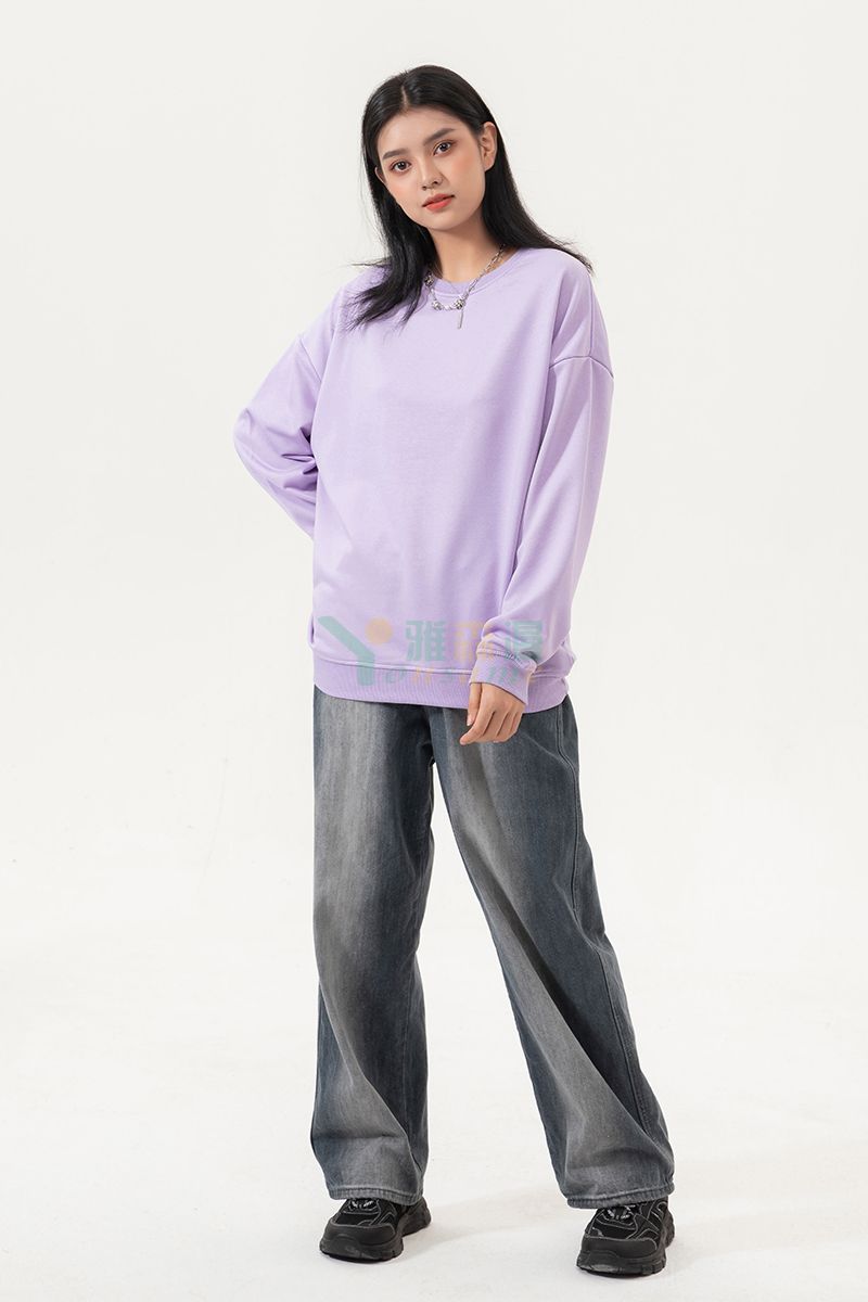 落肩碳素棉卫衣(图18)