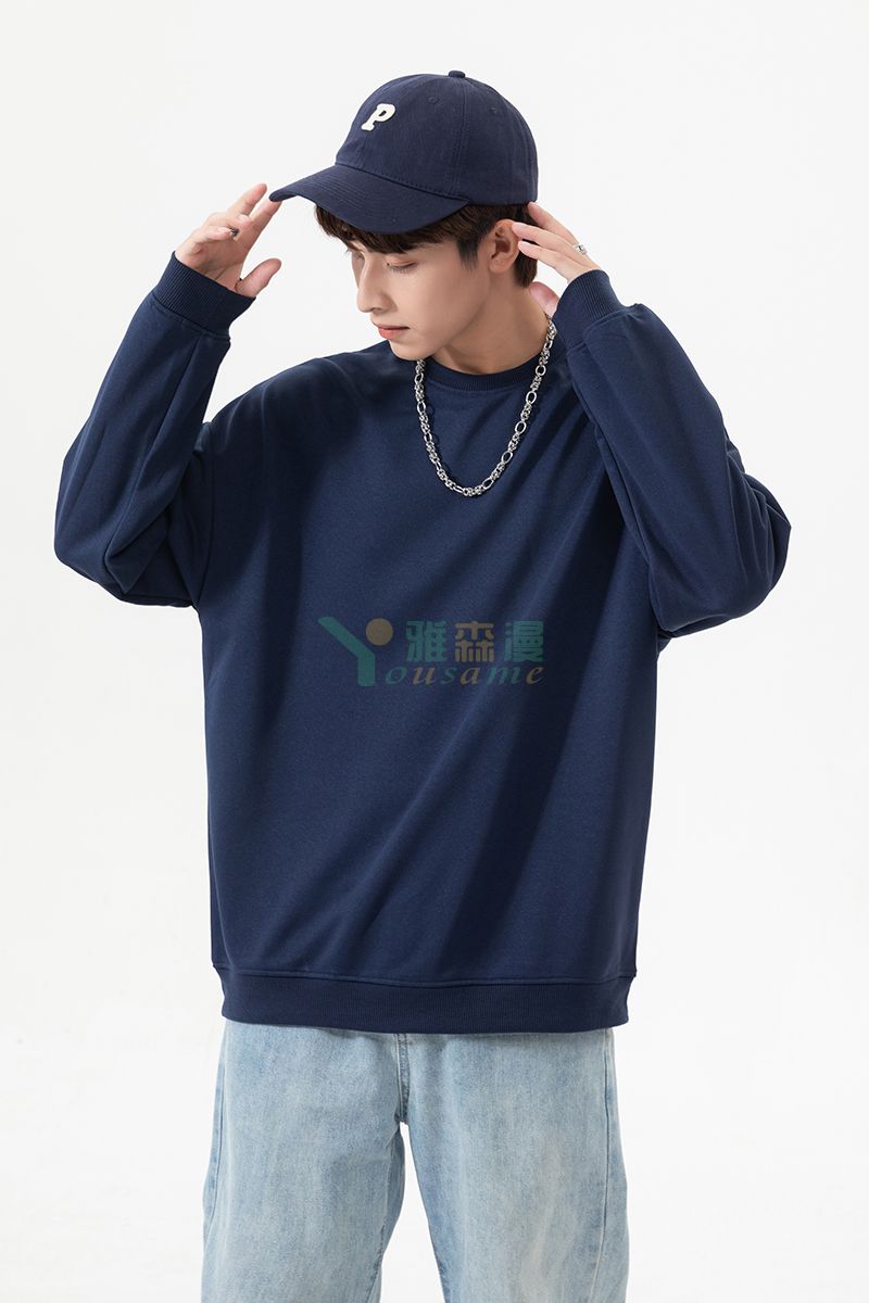 落肩碳素棉卫衣(图19)