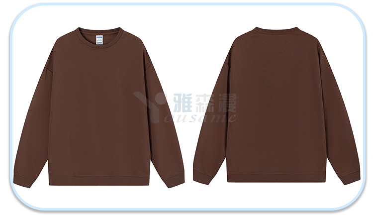 落肩碳素棉卫衣(图41)