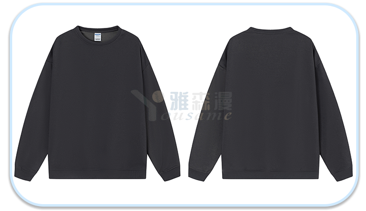 落肩碳素棉卫衣(图40)