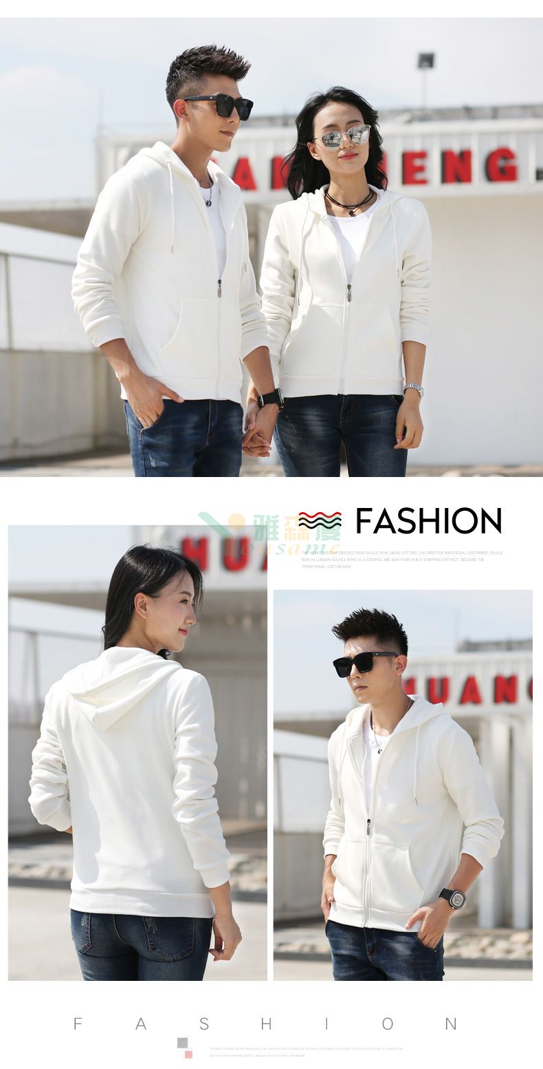 拉链连帽不倒绒卫衣(图9)