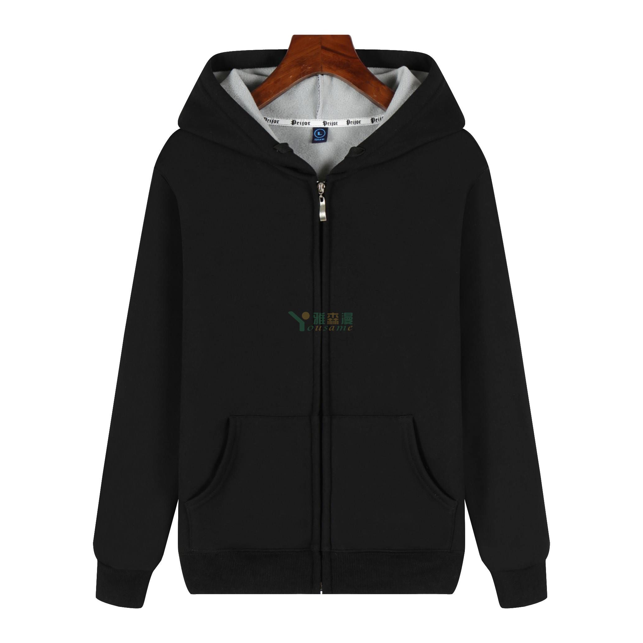 超柔绒拉链卫衣