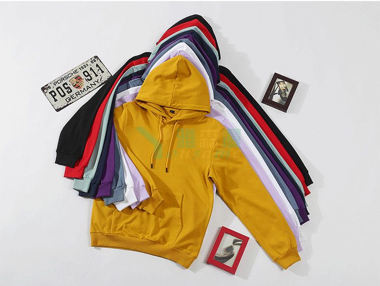 溜肩连帽套头卫衣(图4)