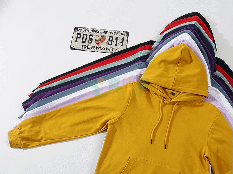 溜肩连帽套头卫衣(图22)