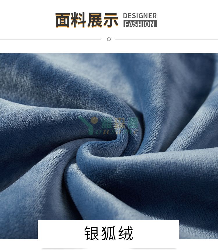 落肩套头带帽卫衣(图2)