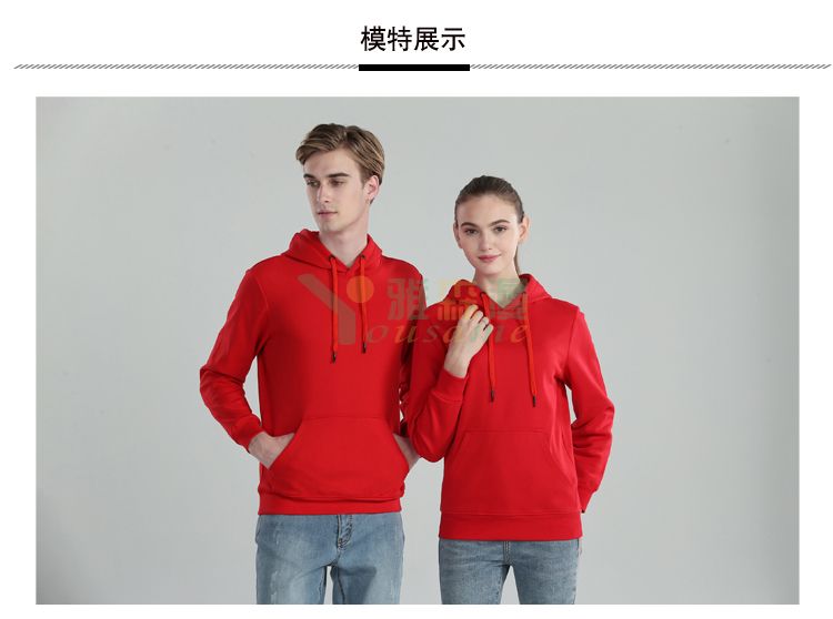 银狐绒带帽套头卫衣(图5)