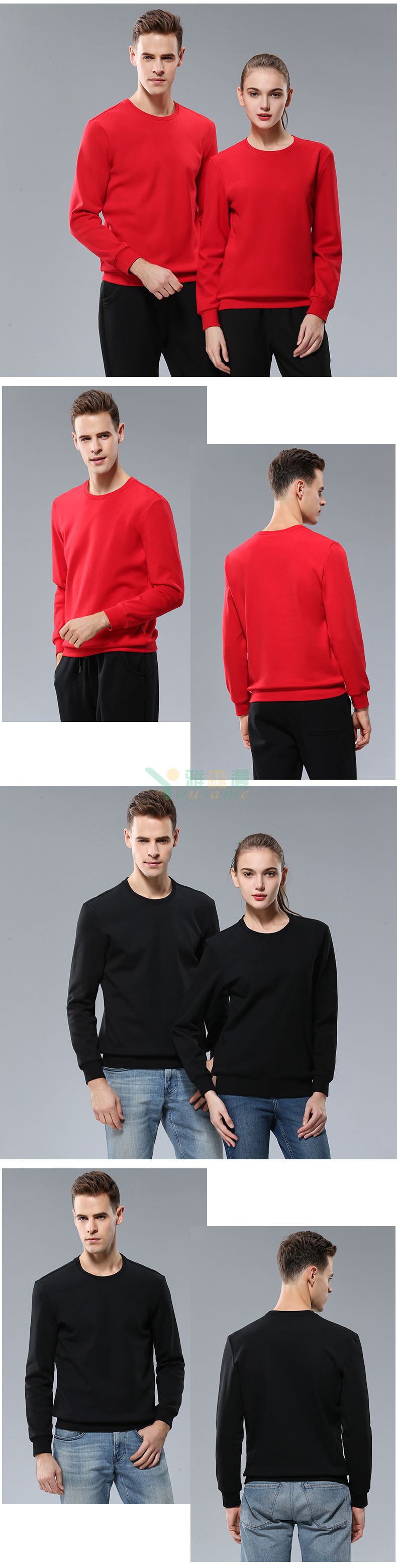 复合银狐绒圆领卫衣(图6)