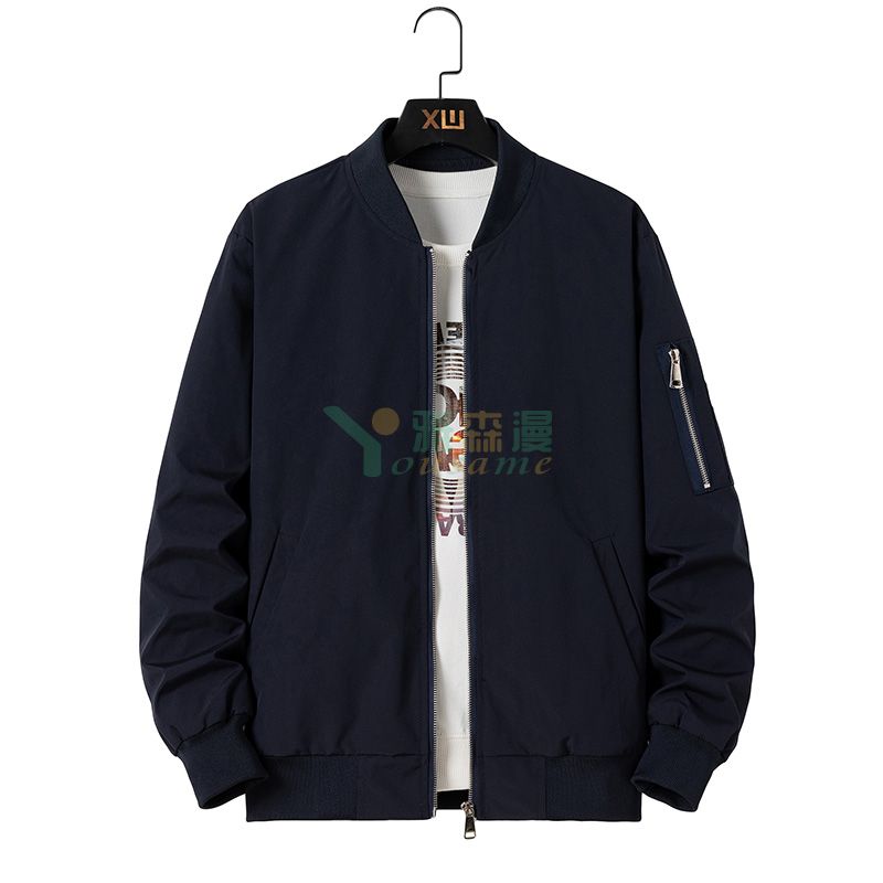 潮牌立领飞行夹克外套(图19)