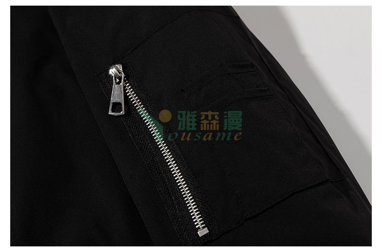 潮牌立领飞行夹克外套(图8)