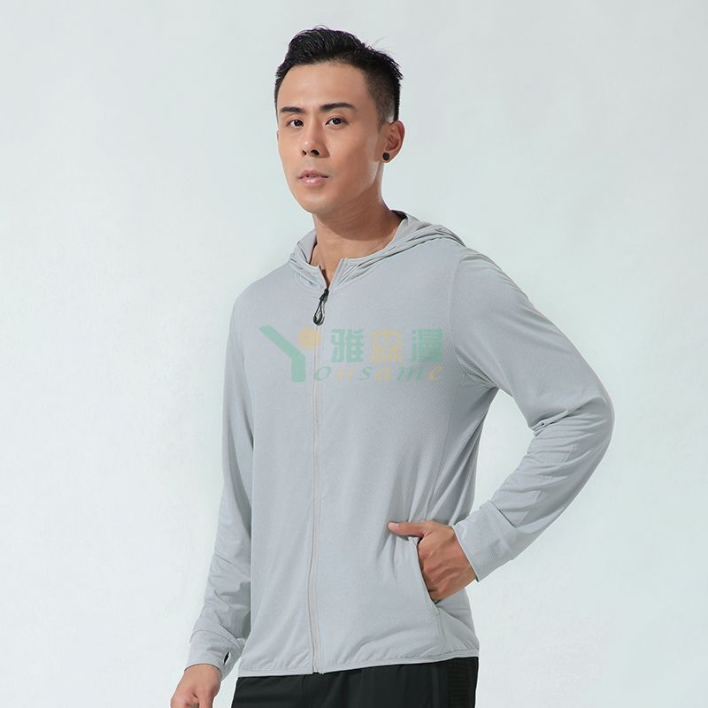 速干户外连帽拉链防晒外套