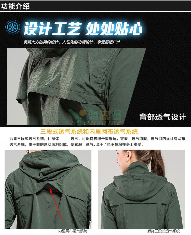 男款户外塔丝隆速干套装(图3)