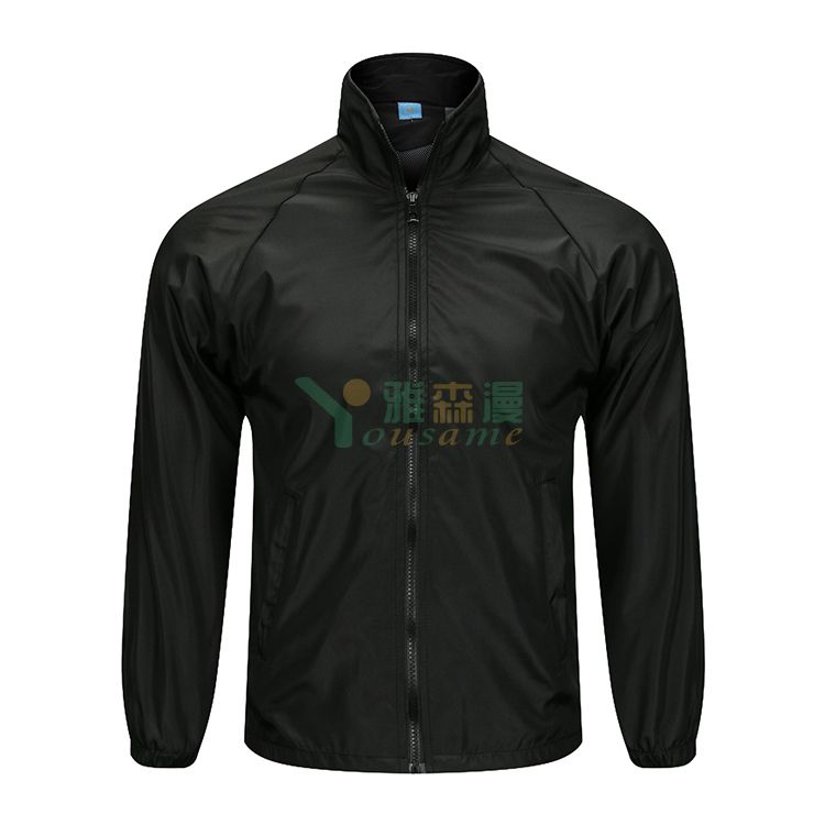 拉链款复合风衣