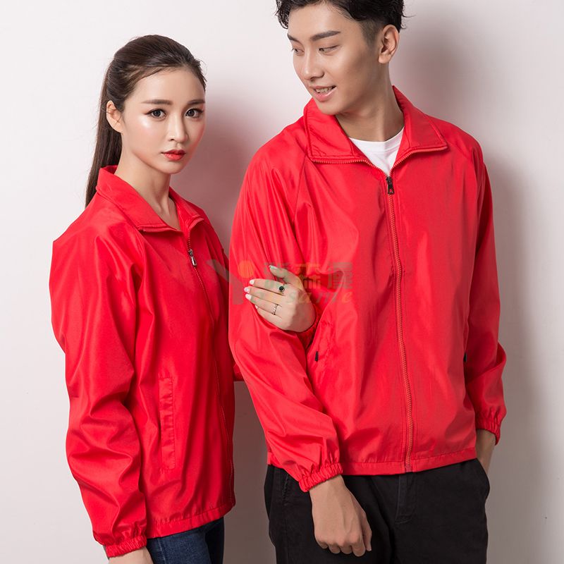 拉链款复合风衣