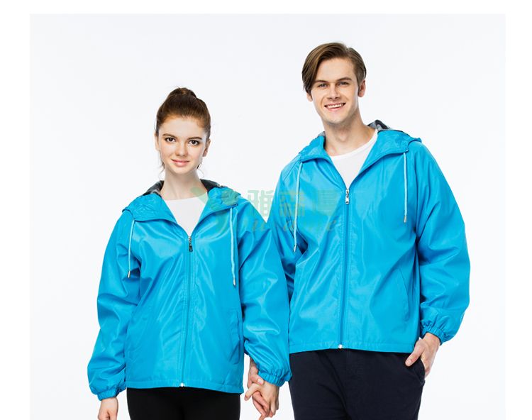 天丝绒连帽拉链风衣(图6)