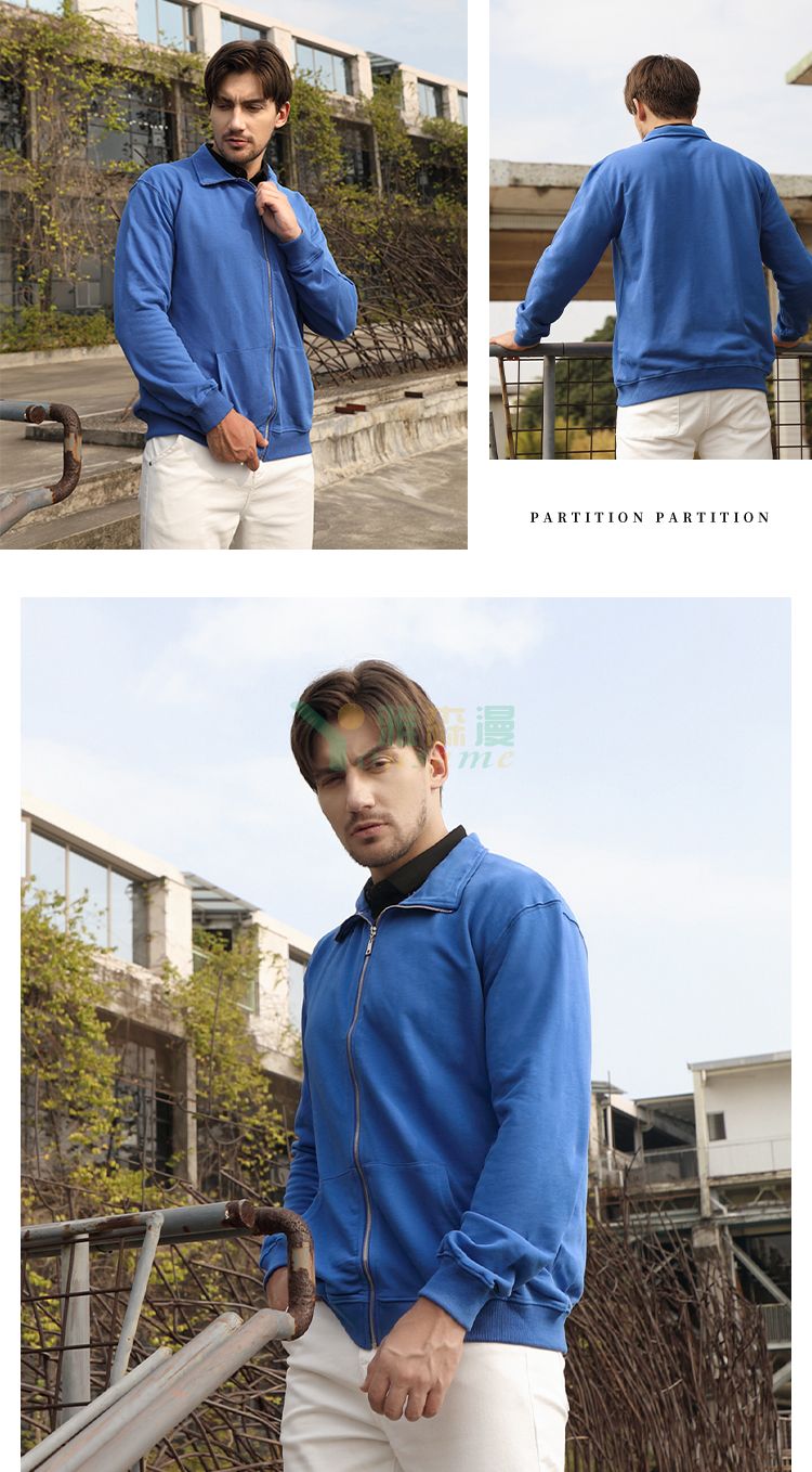 休闲拉链立领卫衣(图10)