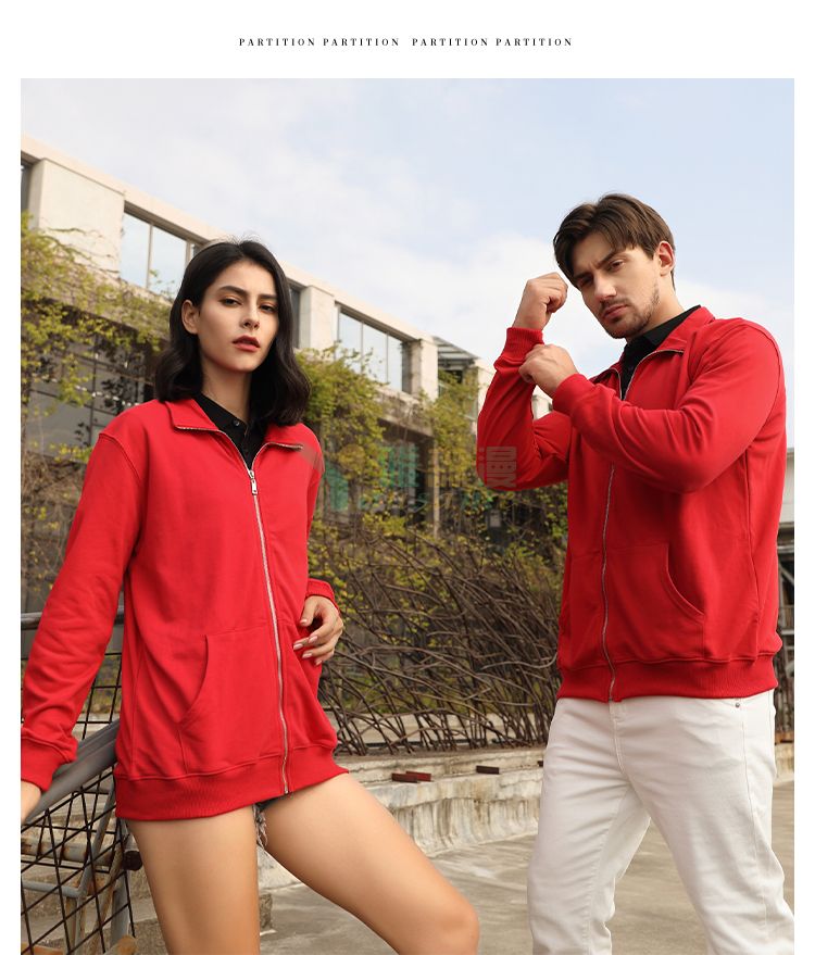 休闲拉链立领卫衣(图11)