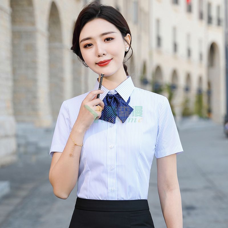 条纹职业衬衫（男+女）