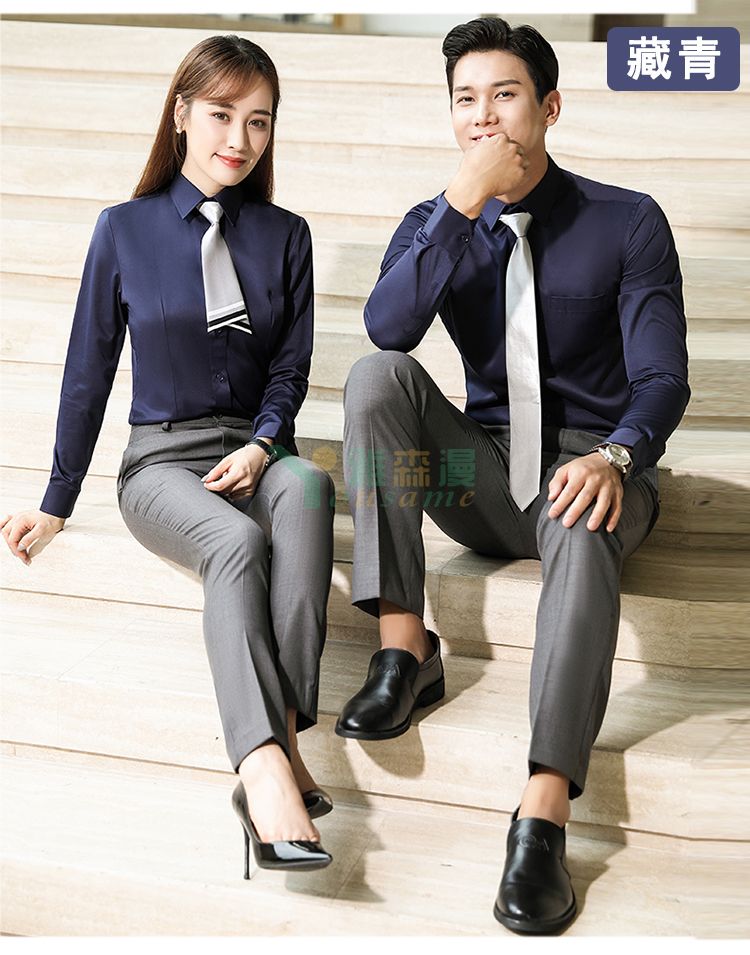 职业商务长袖衬衫（男+女）(图19)
