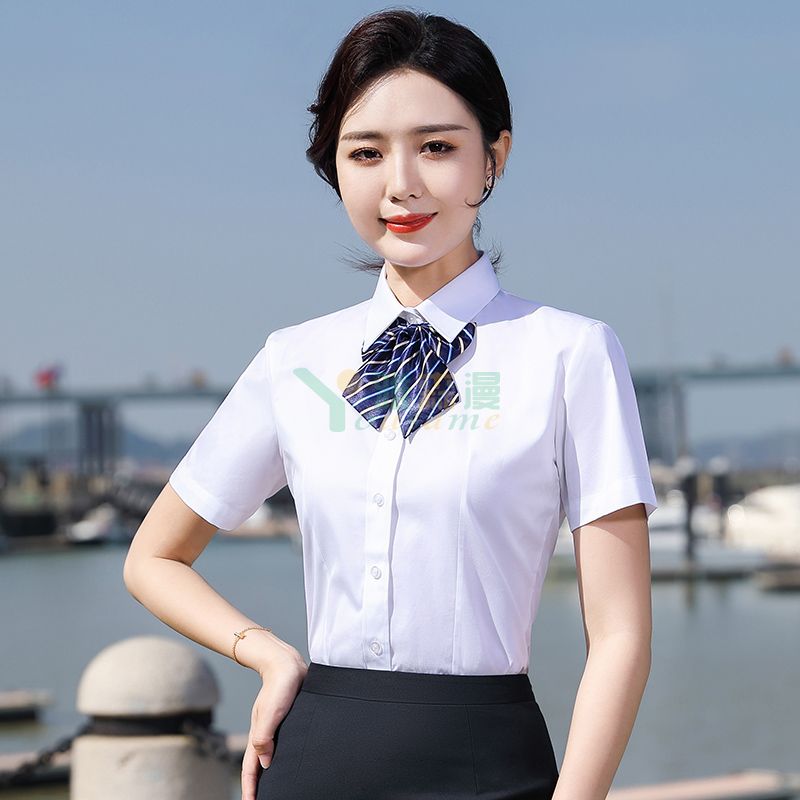 商务气质短袖衬衫（男+女）