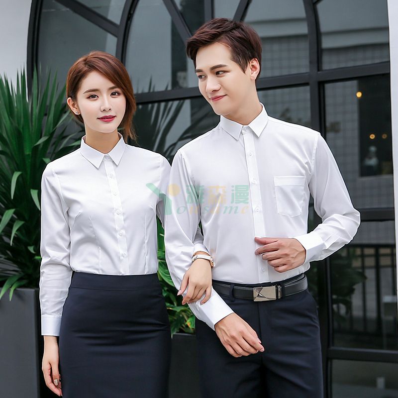 弹力棉商务长袖衬衫（男+女）(图14)