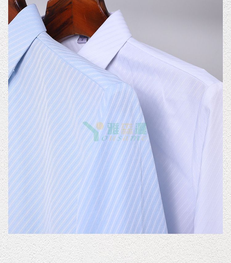 提花斜纹长袖衬衫（男+女）(图10)