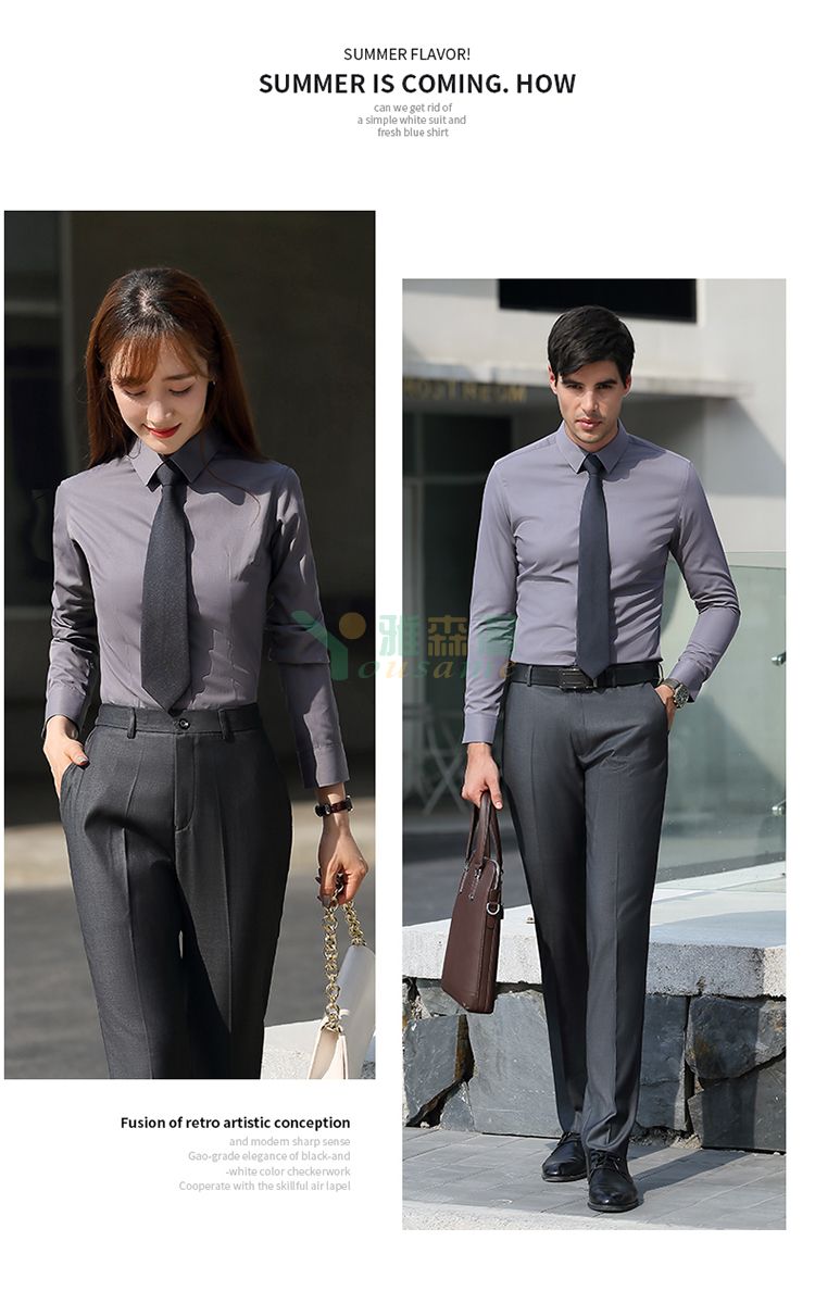 职业长袖衬衫（男+女）(图16)