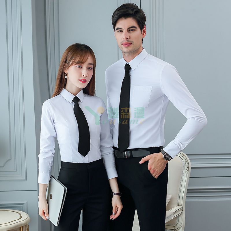 粗斜纹通勤衬衫（男+女）