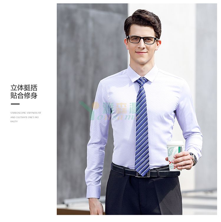 宽斜纹长袖衬衫（男+女）(图10)