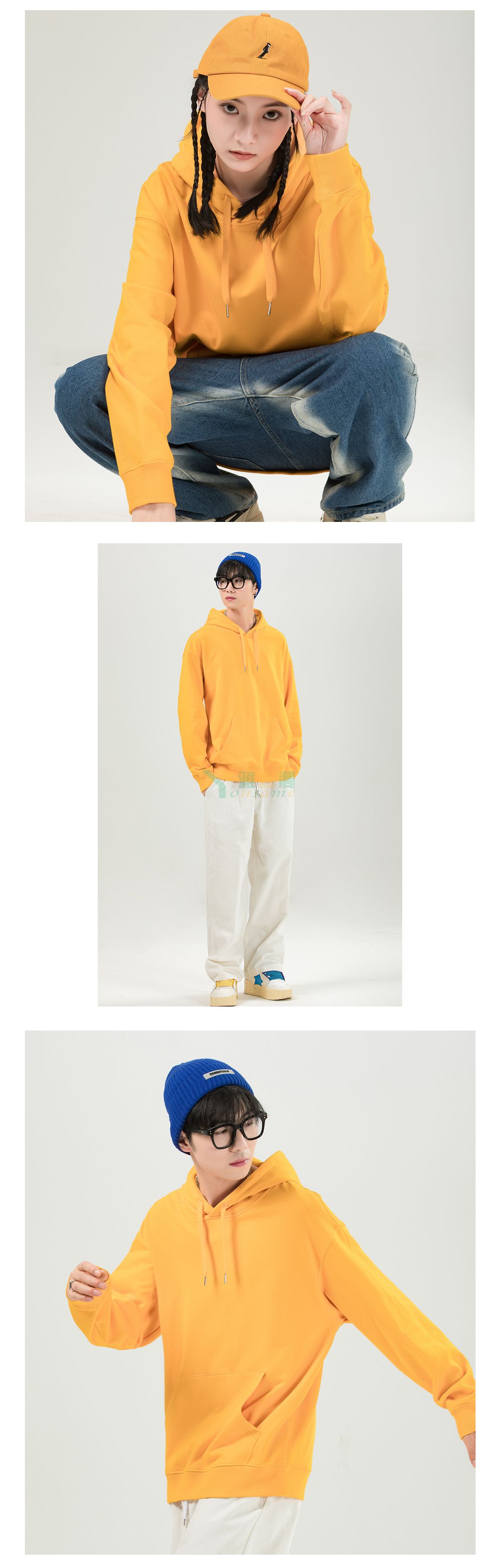 落肩-连帽卫衣(图6)