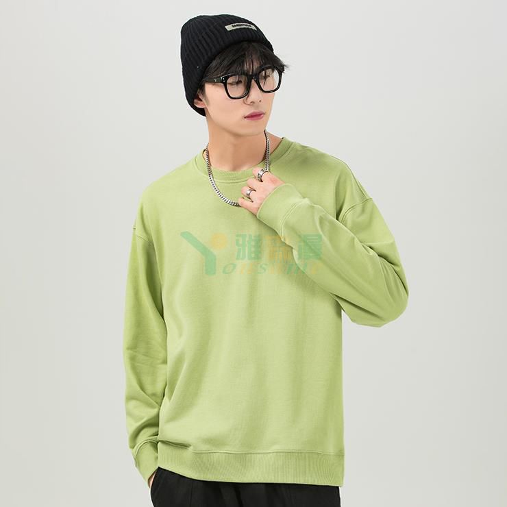 <strong>落肩-圆领卫衣（厚毛圈）</strong>