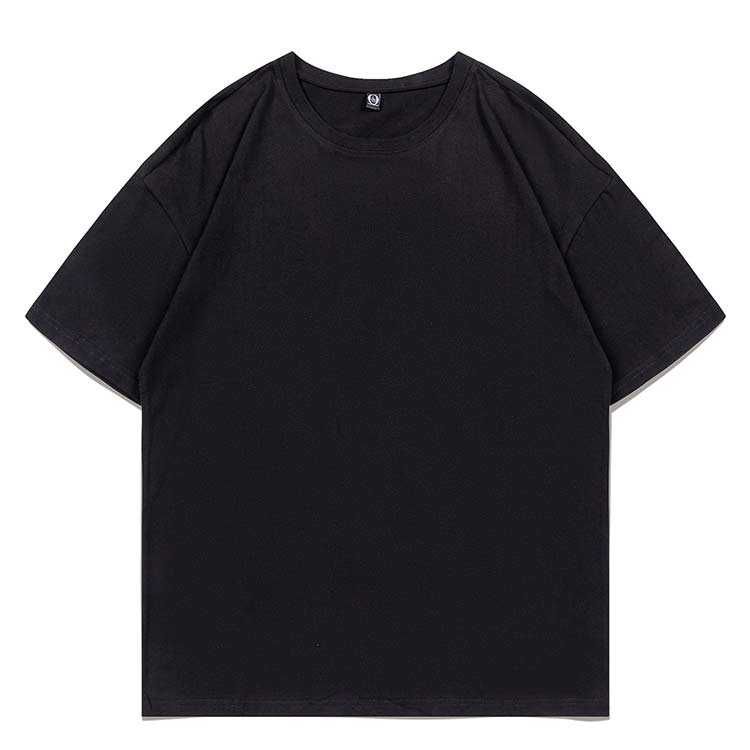 <strong>纯棉落肩T恤</strong>