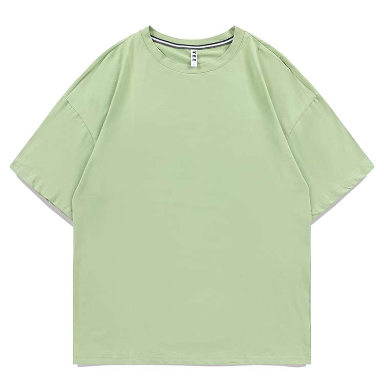 冰瓷棉落肩五分袖T恤