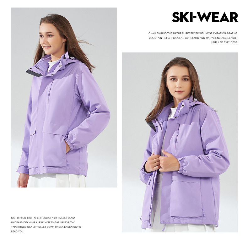 户外运动三合一情侣冲锋衣(图16)