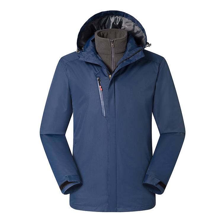 纯色情侣款两件套冲锋衣